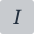 italic selected icon
